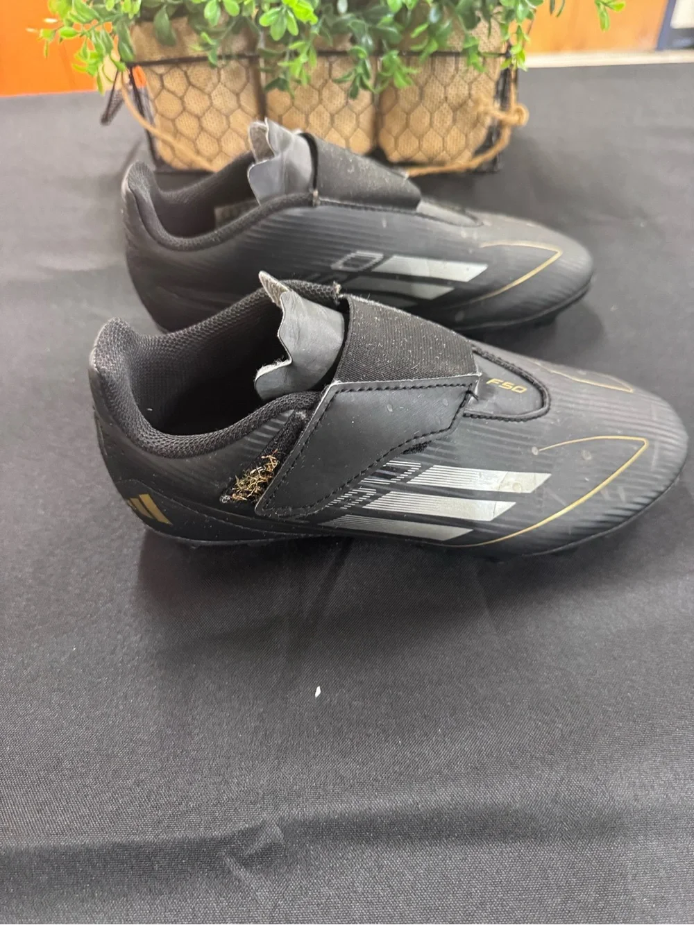 Adidas F50 Black Soccer Cleats – Pre-Owned